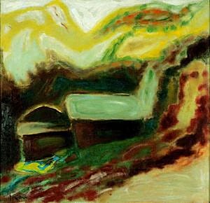 Johs. Rian, Fra Aamotsdal, 1935, 56 x 57 cm