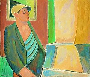 Johs. Rian, Sj�mann, 1947, 87 x 100 cm