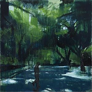 Kenneth Blom, Park I, 2012, 120 x 120 cm