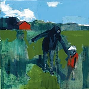 Kenneth Blom, Str�holmen, 2015, 80 x 80 cm