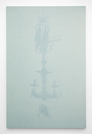 Lars Morell: Shadow Canvas 1, 2014, 180 x 120 cm