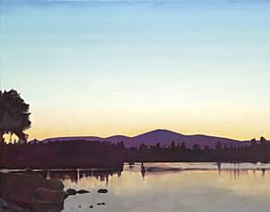 Marius Engstr�m, Golden lake, 2011, 114 x 146 cm