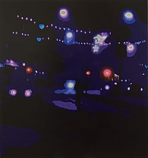 Marius Engstr�m, Below the lights, 2007, 150 x 140 cm