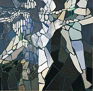 Nini Anker Dessen: Vinternatt, 2000, 160 x 165 cm