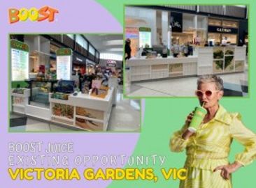 Boost Juice Victoria Gardens, Vic - Existing Store Opportunity!