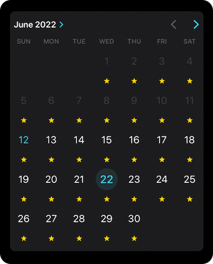 Single date selection in UICalendarView