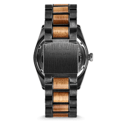 Koa Stonewashed Steel Classic 43mm by Original Grain