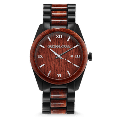Rosewood Black Classic 43mm