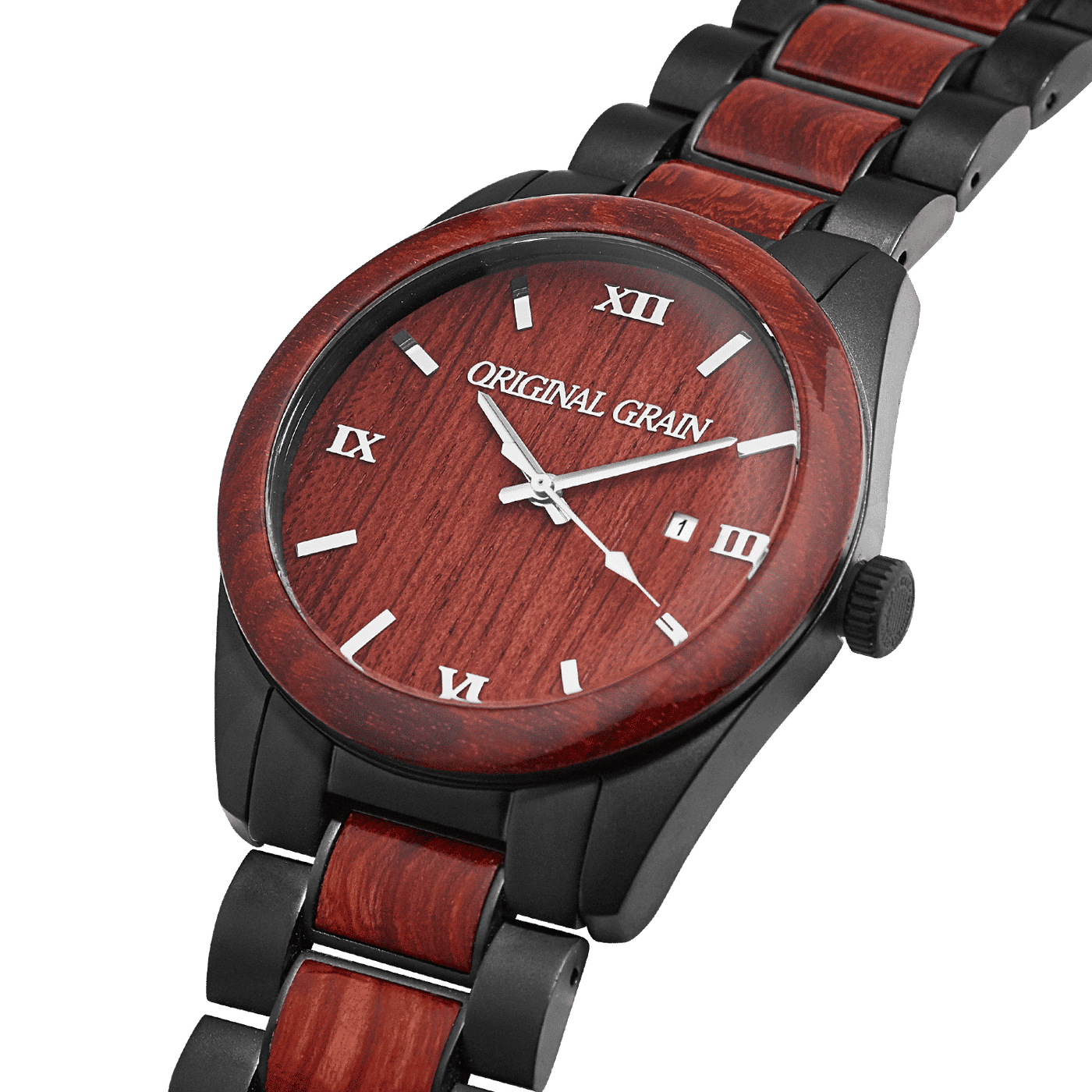 Rosewood Black Classic 43mm