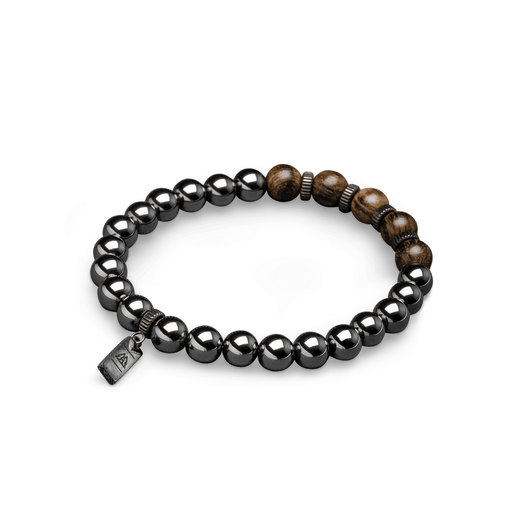 Ebony Hemae Crown Bracelet 8mm Original Grain Ebony Hemae Crown Bracelet 8mm