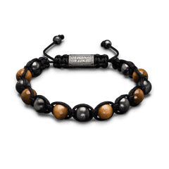 Koa Stonewashed Steel Shambala Bracelet 8mm by Original Grain
