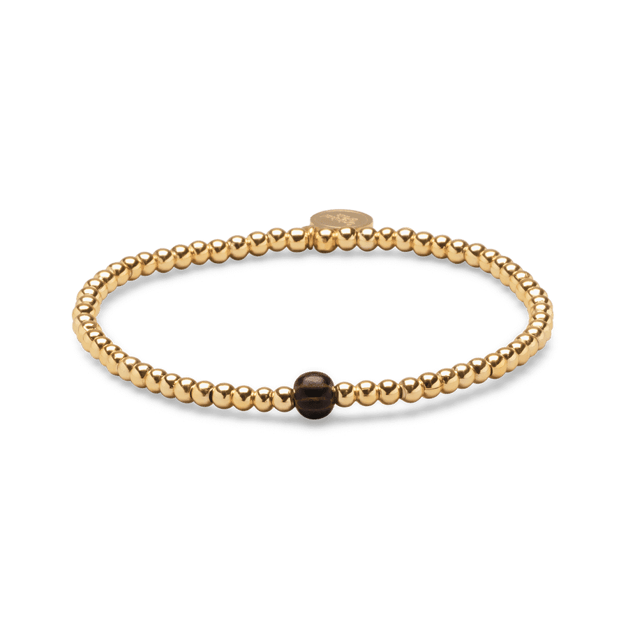 Palmwood Gold Womens Charm Bracelet 3mm
