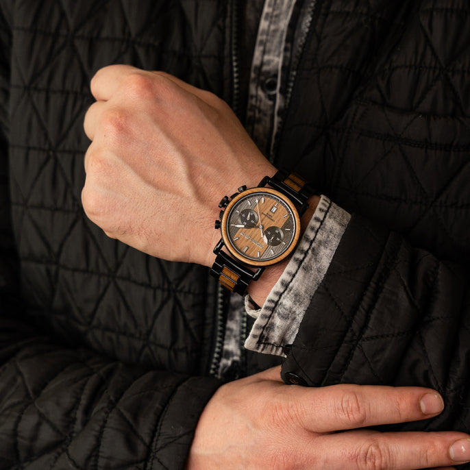 Whiskey Black Chrono 44mm