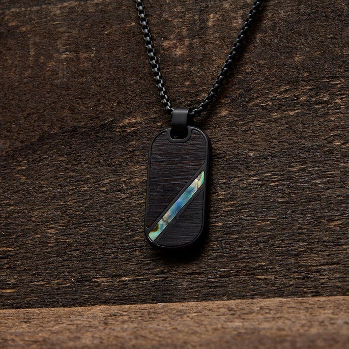 Blackwood Abalone Pendant Necklace