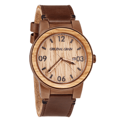 Whiskey Barrel Leather 47mm by Original Grain