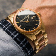Mahogany Gold Classic 43mm by Original Grain