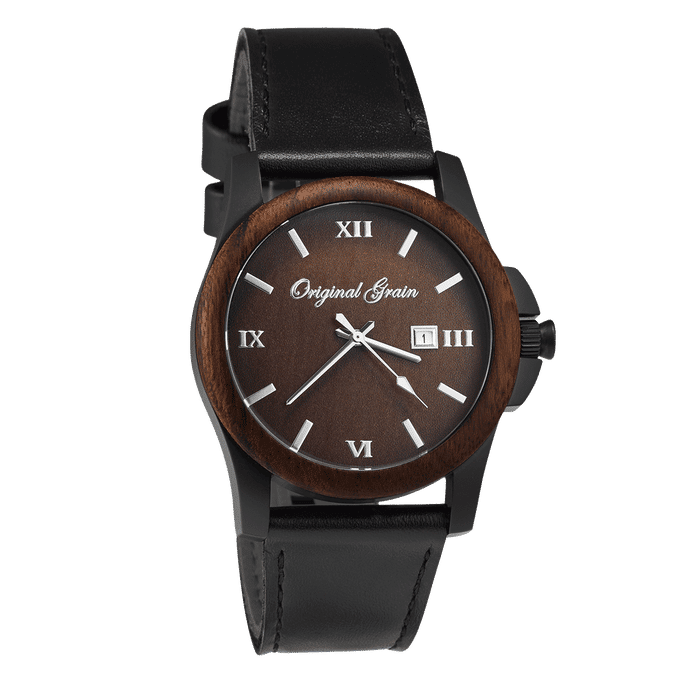 Ebony Black Leather Classic by Original Grain