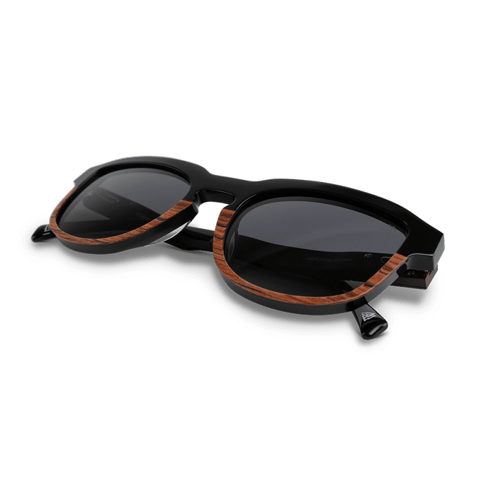Soleil Rosewood Black Sunglass