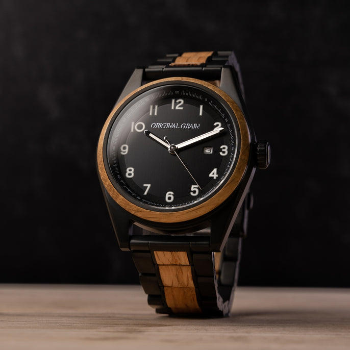 Oak Wood Black Nomad 42mm