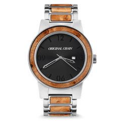 Burlwood Silver Barrel 47mm by Original Grain
