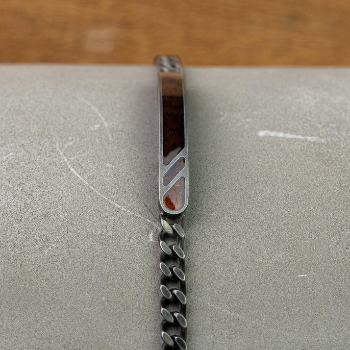 Koa Stonewashed Curb Bracelet