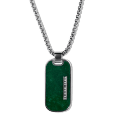 Jade Silver Dog Tag