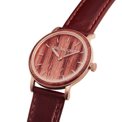 Vino Rosegold Oak Womens Avalon 34mm