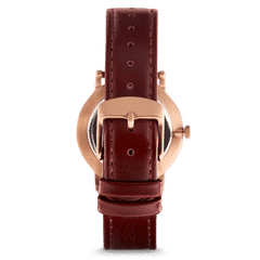 Vino Rosegold Oak Womens Avalon 34mm