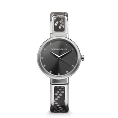 Armreif für Damen aus Stahl und Schlangenmuster, 32 mm