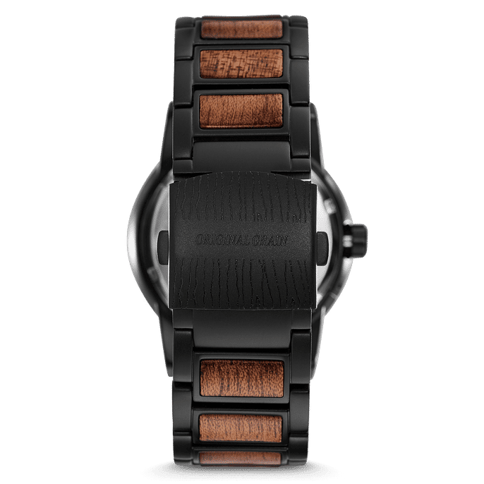 Back of Sapele Black Barrel 42mm by Original Grain
