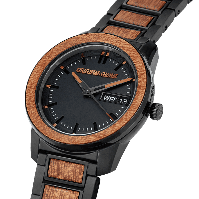 Sapeli Black Damenlauf 42 mm
