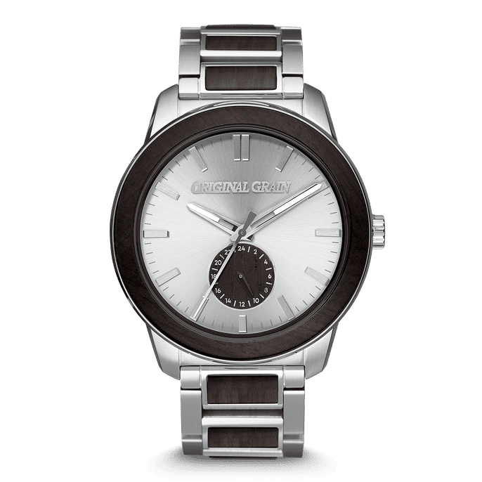 Blackwood Silver Barrel 46mm by Original Grain