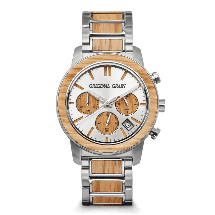 Brewmaster Silver Barrel Chrono 42 mm