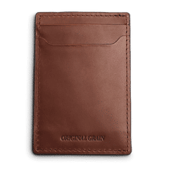 Brown Leather Wallet By Original Grain
