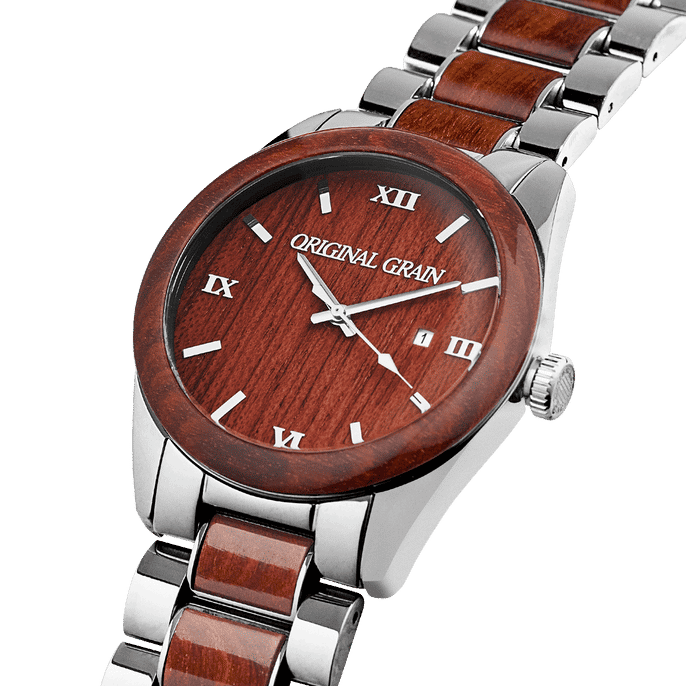 Rosewood Chrome Classic 43mm