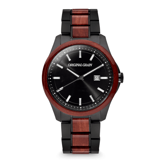 Rosewood Black Classic 43mm