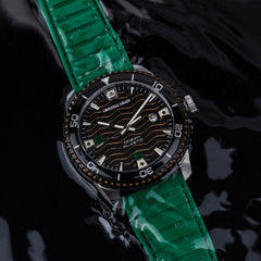 Teakholz Green Ocean Plastic Diver 44mm