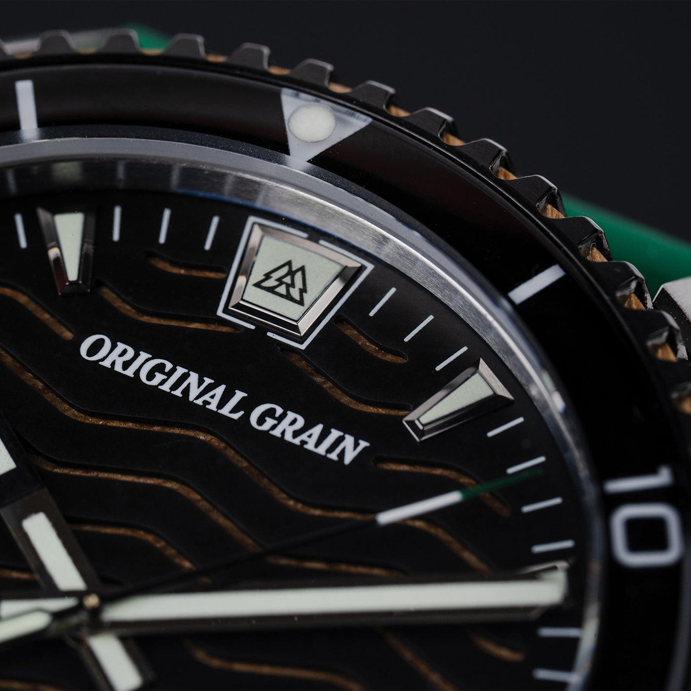 Teakholz Green Ocean Plastic Diver 44mm