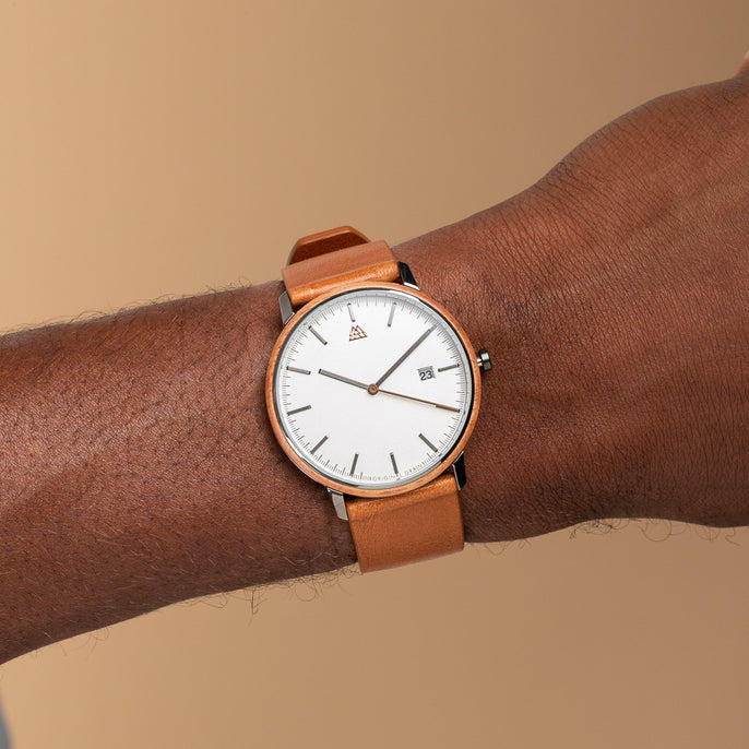 Mahogany Steel Modern Minimal 40mm