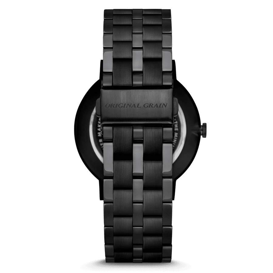 Ebony Gold Steel Minimalist 40mm