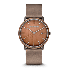 Koa Stonewashed Steel Modern MNML 40mm