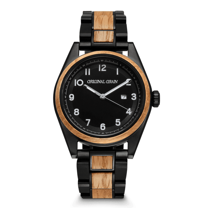 Oak Wood Black Nomad 42mm