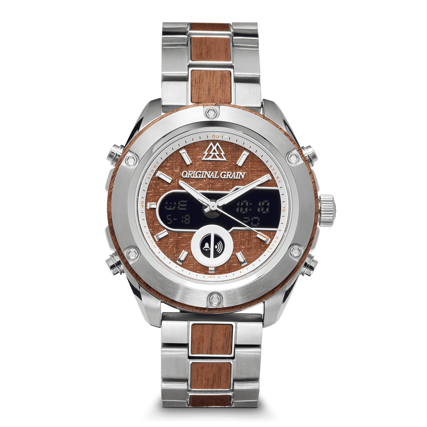 Nussbaum Silber Robust 45mm