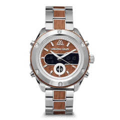 Nussbaum Silber Robust 45mm