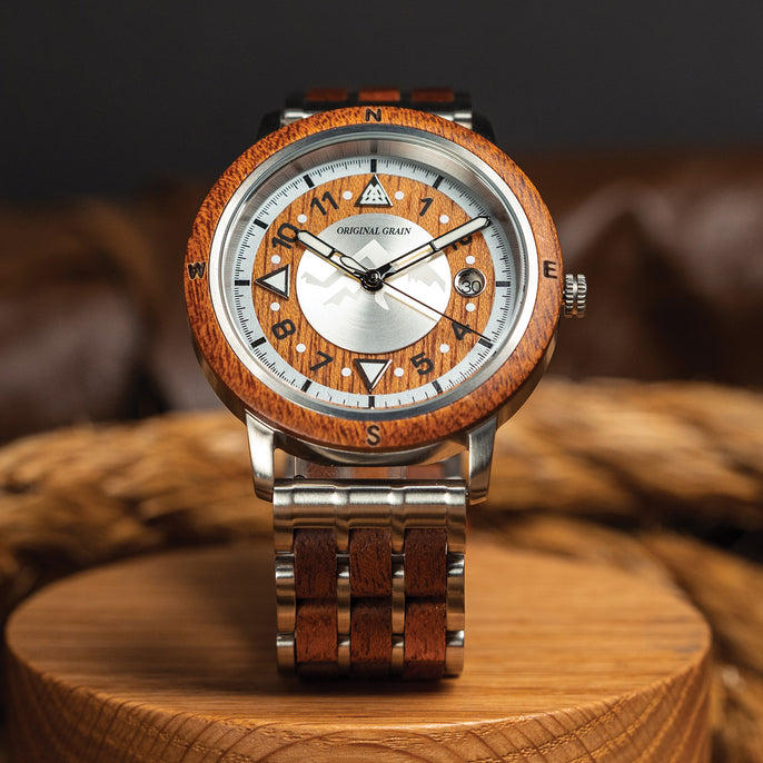 Sierra Leone Sapele Silver Mountain Range 43mm