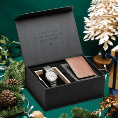 Walnut Silver Sport MNL 43mm Gift Box by Original Grain