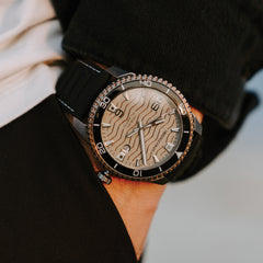 Mahagoni Gunmetal Ocean Plastic Taucher 44mm