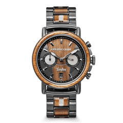 Taylor Guitars Koa Gunmetal Chrono 44mm