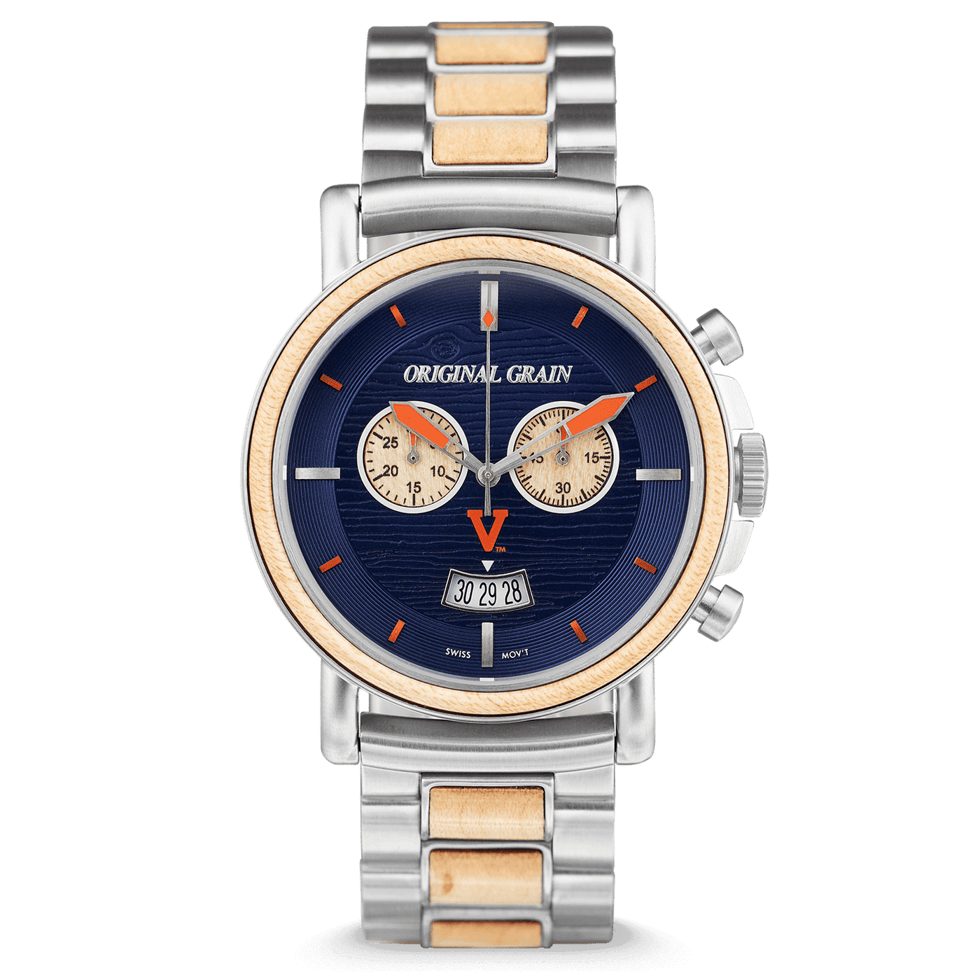 University of Virginia Chrono Set 44mm by Original Grain