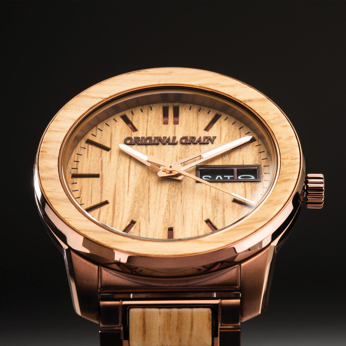 Whiskey Barrel 42mm + Whiskey Black Sunglass Geschenkset